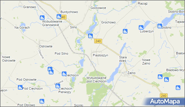 mapa Piastoszyn, Piastoszyn na mapie Targeo