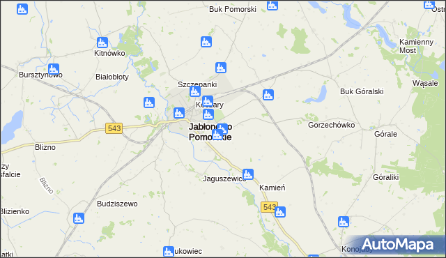 mapa Piecewo gmina Jabłonowo Pomorskie, Piecewo gmina Jabłonowo Pomorskie na mapie Targeo