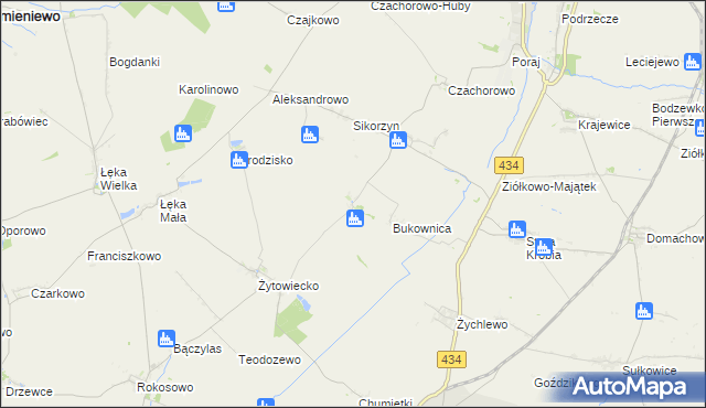 mapa Pijanowice, Pijanowice na mapie Targeo