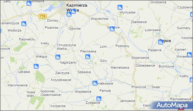 mapa Plechów, Plechów na mapie Targeo