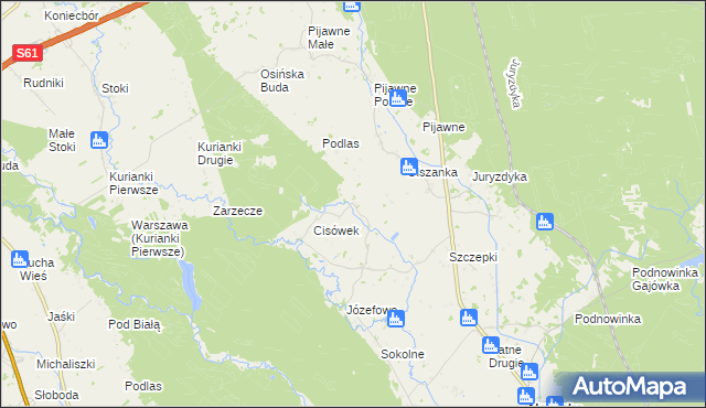 mapa Podkrólówek, Podkrólówek na mapie Targeo