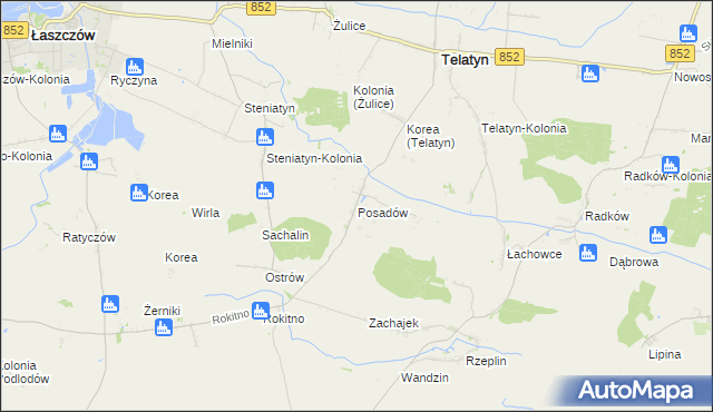 mapa Posadów, Posadów na mapie Targeo