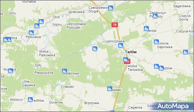 mapa Potoczek-Kolonia, Potoczek-Kolonia na mapie Targeo