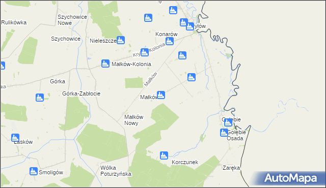 mapa Prehoryłe, Prehoryłe na mapie Targeo