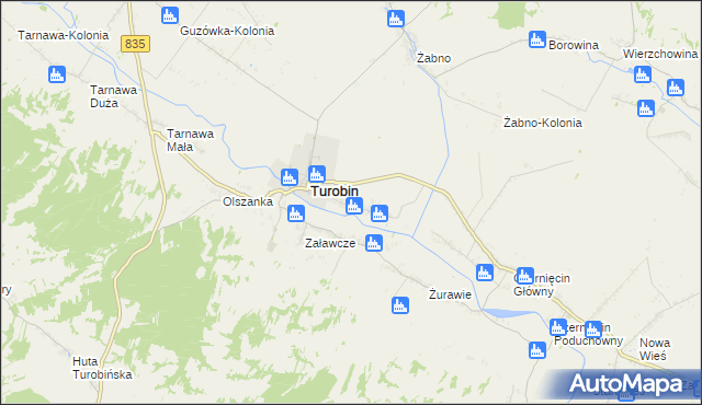 mapa Przedmieście Szczebrzeszyńskie, Przedmieście Szczebrzeszyńskie na mapie Targeo
