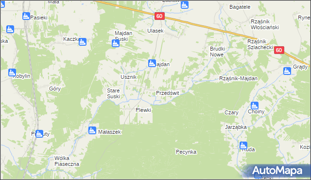 mapa Przedświt, Przedświt na mapie Targeo