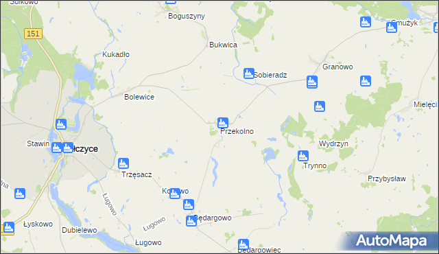 mapa Przekolno, Przekolno na mapie Targeo