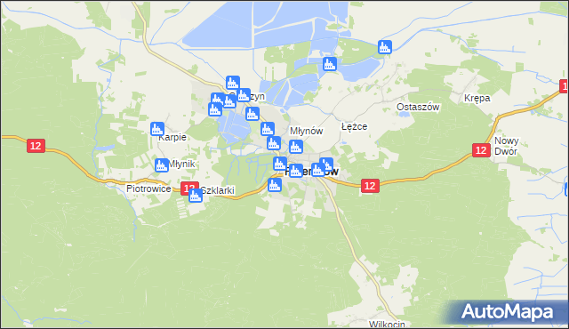 mapa Przemków, Przemków na mapie Targeo