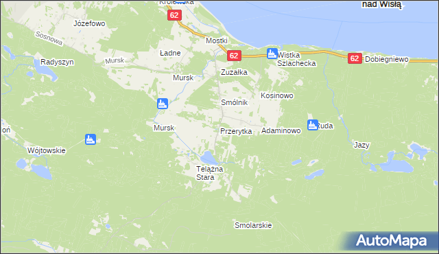 mapa Przerytka, Przerytka na mapie Targeo