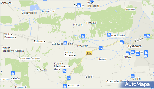 mapa Przewale, Przewale na mapie Targeo