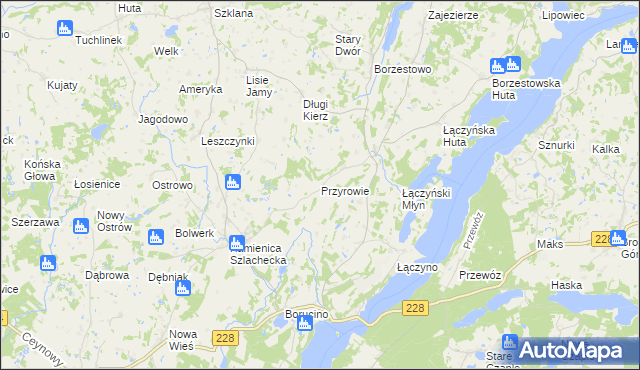 mapa Przyrowie, Przyrowie na mapie Targeo