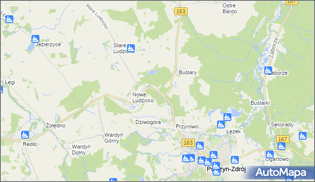 mapa Przyrówko, Przyrówko na mapie Targeo