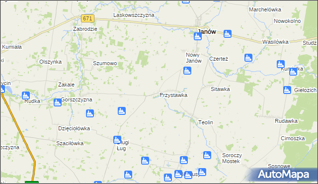 mapa Przystawka, Przystawka na mapie Targeo