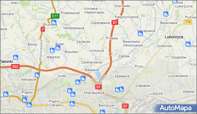 mapa Raciborowice gmina Michałowice, Raciborowice gmina Michałowice na mapie Targeo