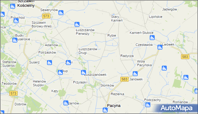 mapa Robertów, Robertów na mapie Targeo