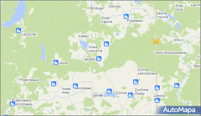 mapa Rowista, Rowista na mapie Targeo