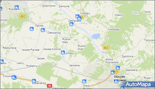 mapa Rudnik Duży, Rudnik Duży na mapie Targeo