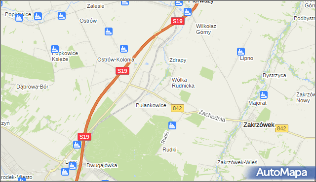 mapa Rudnik Szlachecki, Rudnik Szlachecki na mapie Targeo