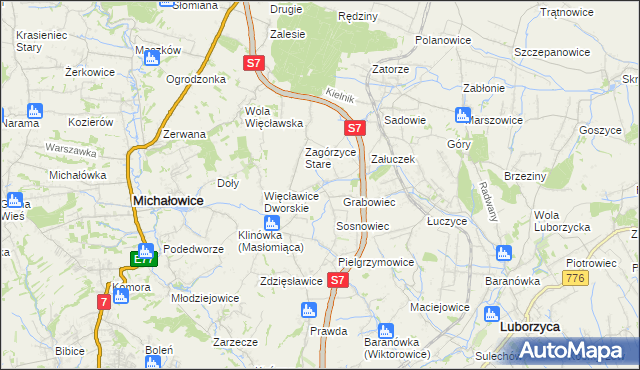 mapa Sieborowice, Sieborowice na mapie Targeo