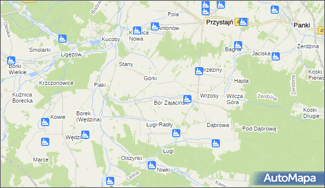 mapa Siekierowizna, Siekierowizna na mapie Targeo