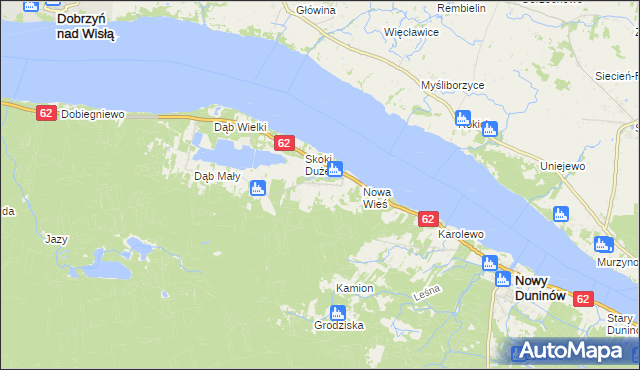 mapa Skoki Małe, Skoki Małe na mapie Targeo