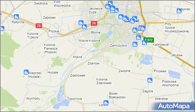 mapa Skokówka, Skokówka na mapie Targeo