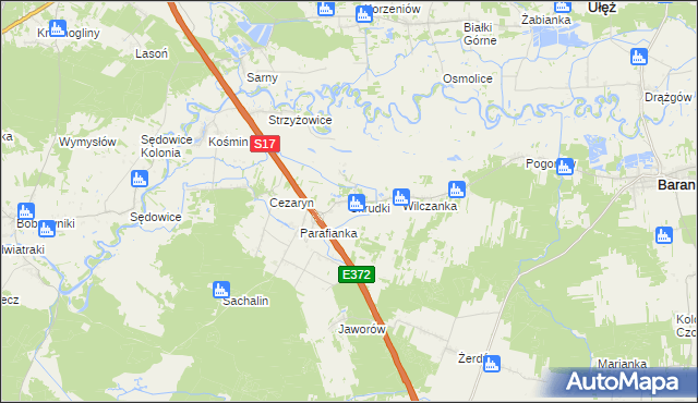 mapa Skrudki, Skrudki na mapie Targeo