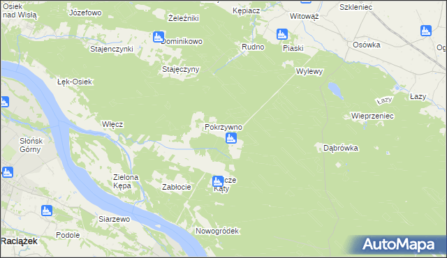 mapa Skwirynowo, Skwirynowo na mapie Targeo