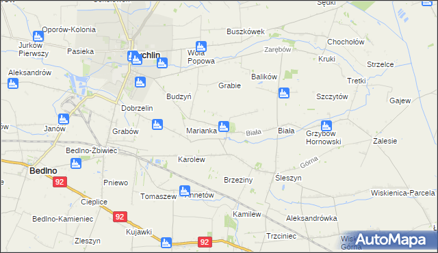 mapa Śleszynek, Śleszynek na mapie Targeo