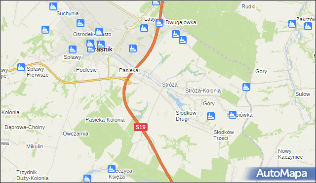 mapa Słodków Pierwszy, Słodków Pierwszy na mapie Targeo