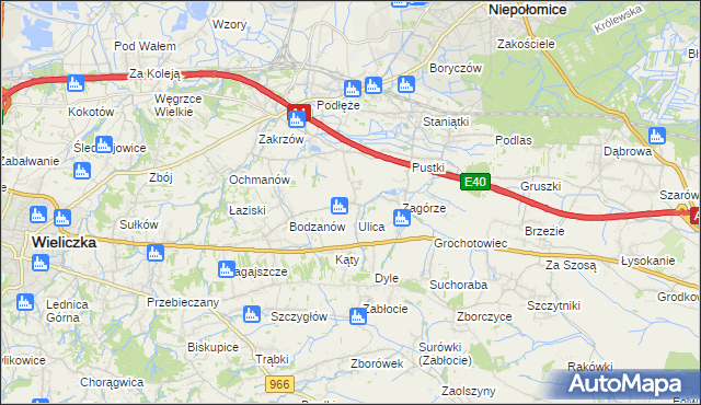 mapa Słomiróg, Słomiróg na mapie Targeo