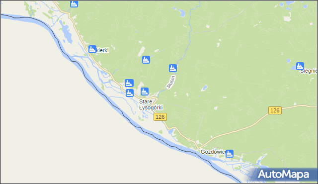 mapa Słubin, Słubin na mapie Targeo