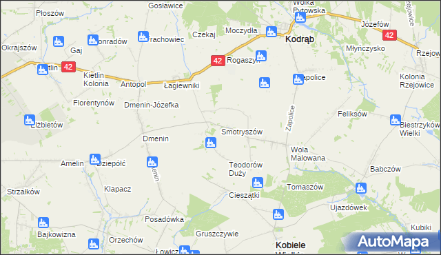 mapa Smotryszów, Smotryszów na mapie Targeo