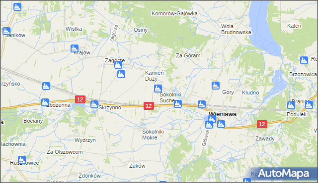 mapa Sokolniki Suche, Sokolniki Suche na mapie Targeo