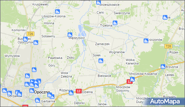 mapa Sołek, Sołek na mapie Targeo