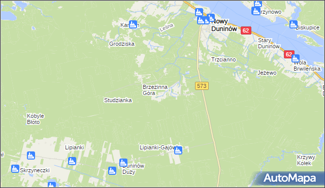 mapa Środoń, Środoń na mapie Targeo