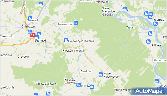 mapa Stare Hołowczyce, Stare Hołowczyce na mapie Targeo