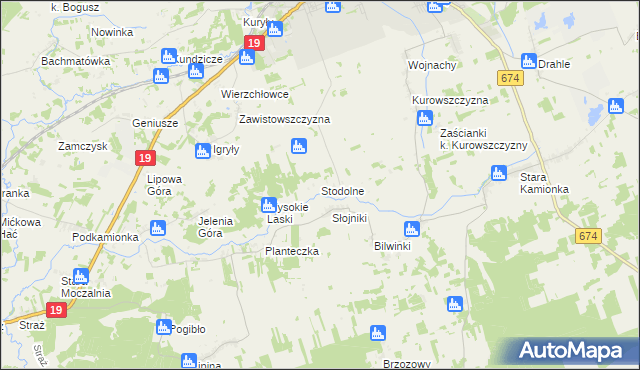 mapa Stodolne, Stodolne na mapie Targeo