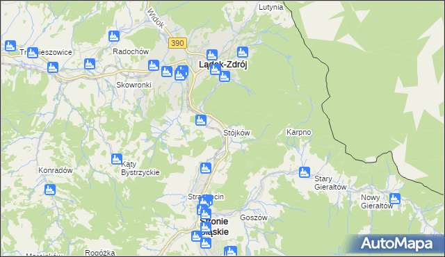 mapa Stójków, Stójków na mapie Targeo