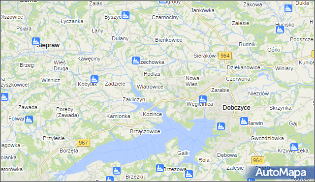 mapa Stojowice, Stojowice na mapie Targeo