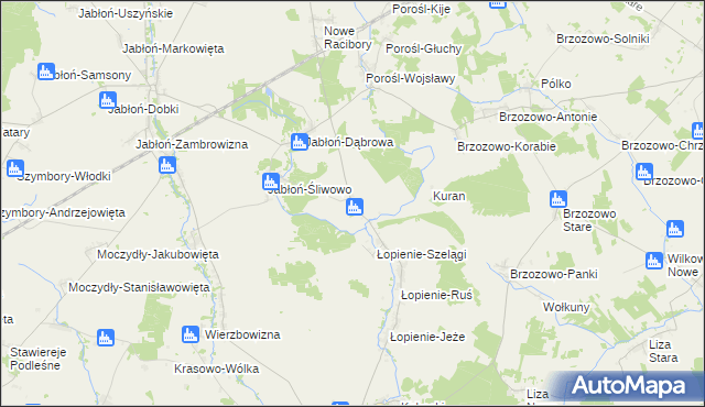 mapa Stokowisko, Stokowisko na mapie Targeo