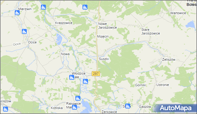 mapa Suszki, Suszki na mapie Targeo