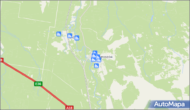 mapa Świętoszów, Świętoszów na mapie Targeo