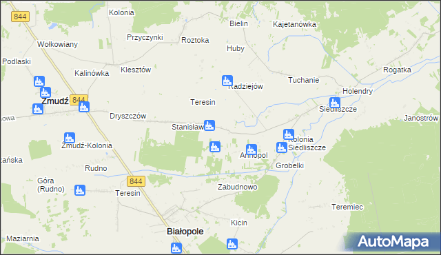 mapa Syczów, Syczów na mapie Targeo