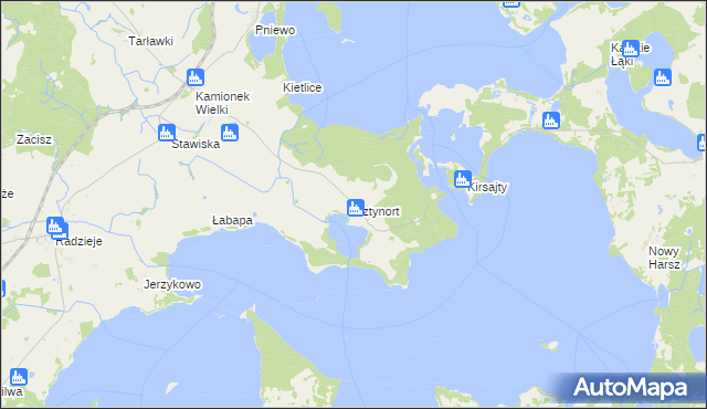 mapa Sztynort, Sztynort na mapie Targeo