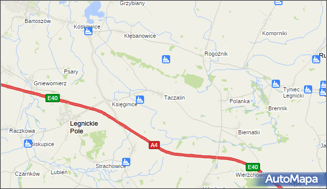 mapa Taczalin, Taczalin na mapie Targeo