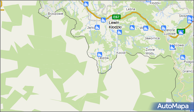 mapa Taszów, Taszów na mapie Targeo