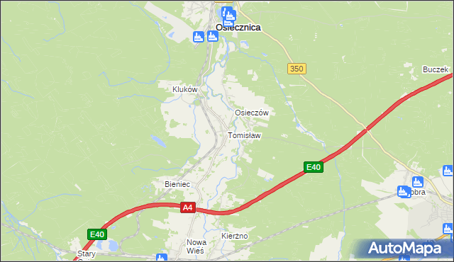 mapa Tomisław, Tomisław na mapie Targeo