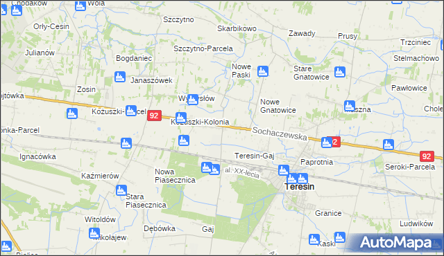 mapa Topołowa, Topołowa na mapie Targeo