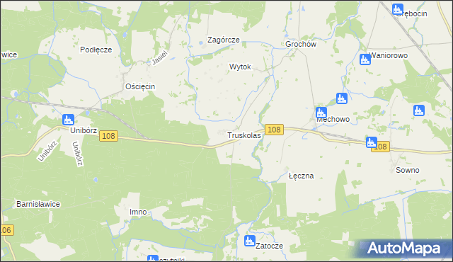 mapa Truskolas, Truskolas na mapie Targeo